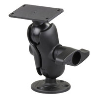 109022   BLA   RAM Drill-Down Double Ball Mount for Humminbird Helix 9, 10 & 12
