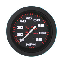 112288   BLA   Veethree Electronics Black Amega Domed Gauges