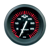 112296   BLA   Veethree Electronics Black Amega Domed Gauges