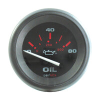112298   BLA   Veethree Electronics Black Amega Domed Gauges