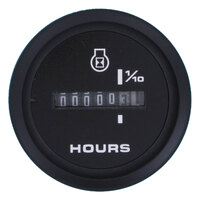 112306   BLA   Veethree Electronics Black Amega Domed Gauges