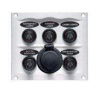113254   BLA   BEP Splash Proof Switch Fuse Panels - With Power Socket