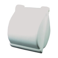 139002   BLA   SSI Covered Toilet Roll Holder - White