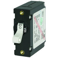 7230     Blue Sea 7230 AC/DC Single Pole Magnetic World Circuit Breaker - 50AMP     14600