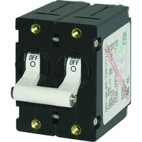 7238     Blue Sea 7238 A-Series Double Pole Toggle - 30AMP - White     14604