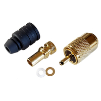 PL-259-8X-G     Shakespeare PL-259-8X-G Solder-Type Connector w/UG176 Adapter & DooDad&reg Cable Strain Relief f/RG-8X Coax     15374