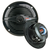 MR50B     Boss Audio MR50B 5.25" Round Marine Speakers - (Pair) Black     16710
