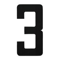 1960003P   BLA   BLA Boat Rego Letters & Numbers -  200mm Black