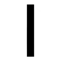 196000IP   BLA   BLA Boat Rego Letters & Numbers -  200mm Black