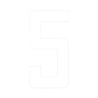 1960205WP   BLA   BLA Boat Rego Letters & Numbers -  163mm White