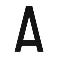 196020AP   BLA   BLA Boat Rego Letters & Numbers -  163mm Black