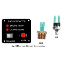 Oil & Temp Monitor Kit- Single Engine Screw In