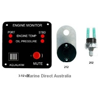 Oil & Temp Monitor Kit- Twin Engine Bolt On