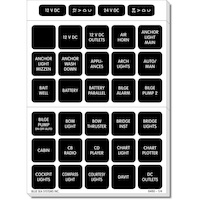 4217     Blue Sea 4217 Square Format Label Set - 120     20412