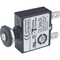 7058     Blue Sea 7058 25A Push Button Thermal with Quick Connect Terminals     20542
