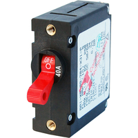 7225     Blue Sea 7225 AC / DC Single Pole Magnetic World Circuit Breaker  -  40 Amp     20581