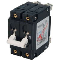 7251     Blue Sea 7251 C-Series Double Pole Circuit Breaker - 50A     20593