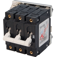 7271     Blue Sea 7271 300A C-Series Triple Pole Toggle DC Circuit Breaker     20605