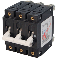 7287     Blue Sea 7287 C-Series Triple Pole Circuit Breaker - 50A     20606
