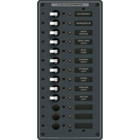 8376     Blue Sea 8376 Panel DC 13 Position Vertical     20815
