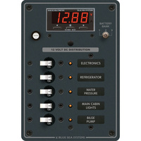 8401     Blue Sea 8401 DC 5 Position w/Multi-Function Meter     20826