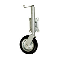 215191   BLA   Jockey Wheel - Swing-Away & Fixed 250mm Rubber Wheel