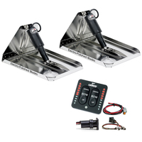 RT17X12XDI     Lenco 17" x 12" Extreme Duty Performance Trim Tab Kit w/LED Indicator Switch Kit 12V     29258