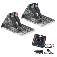 RT19X14XDI     Lenco 19" x 14" Extreme Duty Performance Trim Tab Kit w/LED Indicator Switch Kit 12V     29266