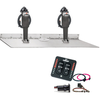 TT16X24SSI     Lenco 16" x 24" Dual Actuator Super Strong Trim Tab Kit w/LED Indicator Switch Kit 12V     29354