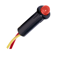 001-308     Paneltronics <sup>5</sup>&frasl;<sub>16</sub>" LED Indicator Light - 14VDC - Red     29862
