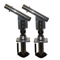 SW9300     Lee's Sidewinder Bolt-In Outrigger Mounts, Lay-Down Version - Silver(Pair)     31096