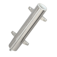 RH570XL     Lee's Stainless Steel Heavy Duty Bulkhead Mount w/ Swivel Base - Extra Long 2.25" OD X 14.5" Tube     31161