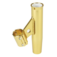 RA5003GL     Lee's Clamp-On Rod Holder - Gold Aluminum - Vertical Mount - Fits 1.660" O.D. Pipe     31278