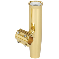RA5204GL     Lee's Clamp-On Rod Holder - Gold Aluminum - Horizontal Mount - Fits 1.900" O.D. Pipe     31290