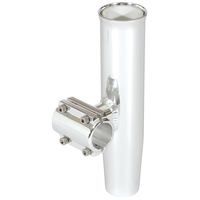 RA5205SL     Lee's Clamp-On Rod Holder - Silver Aluminum - Horizontal Mount - Fits 2.375" / 2-3/8" O.D. Pipe     31291