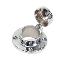 S-112C     Whitecap Chain & Rope Deck Pipe Hinged 1-1/2" Opening     36208