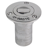 6996CBLUE     Whitecap Bluewater Push Up Deck Fill - 1-1/2" Hose - Waste     36255
