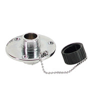 P-2454C     Whitecap C.P. Brass Outlet 2-3/4" Base 1" Depth     36433