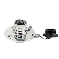 P-2455C     Whitecap C.P. Brass Inlet 2-3/4" Base 1-1/2" Depth     36434