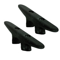 3421BP     Whitecap Black Nylon Cleat 6" Pair     36520