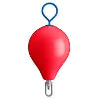 CM-2-RED     Polyform Mooring Buoy w/Iron 13.5" Diameter  - Red     36839