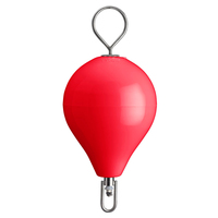 CM-2SS-RED     Polyform Mooring Buoy w/SS 13.5" Diameter - Red     36841