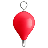 CM-3SS-RED     Polyform Mooring Buoy w/SS 17" Diameter - Red     36845