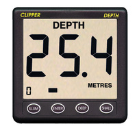 CL-D     Clipper Depth Instrument w/Thru Hull Transducer & Cover     37327