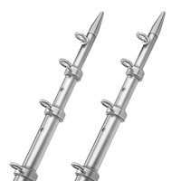 OT-0542VEL15-HD     TACO 15' Telescopic Outrigger Poles HD 1-½" - Silver/Silver     39135