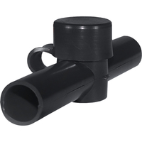 4002     Blue Sea 4002 Cable Cap Dual Entry - Black     42727