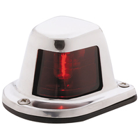 66319R7     Attwood 1-Mile Deck Mount, Red Sidelight - 12V - Stainless Steel Housing     43858