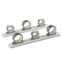 F16-2753-1     TACO 3-Rod Hanger w/Poly Rack - Polished Stainless Steel     45917