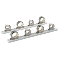 F16-2752-1     TACO 4-Rod Hanger w/Poly Rack - Polished Stainless Steel     45918