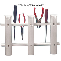 P03-063W     TACO 3-Rod Poly Rod Rack - White     45923